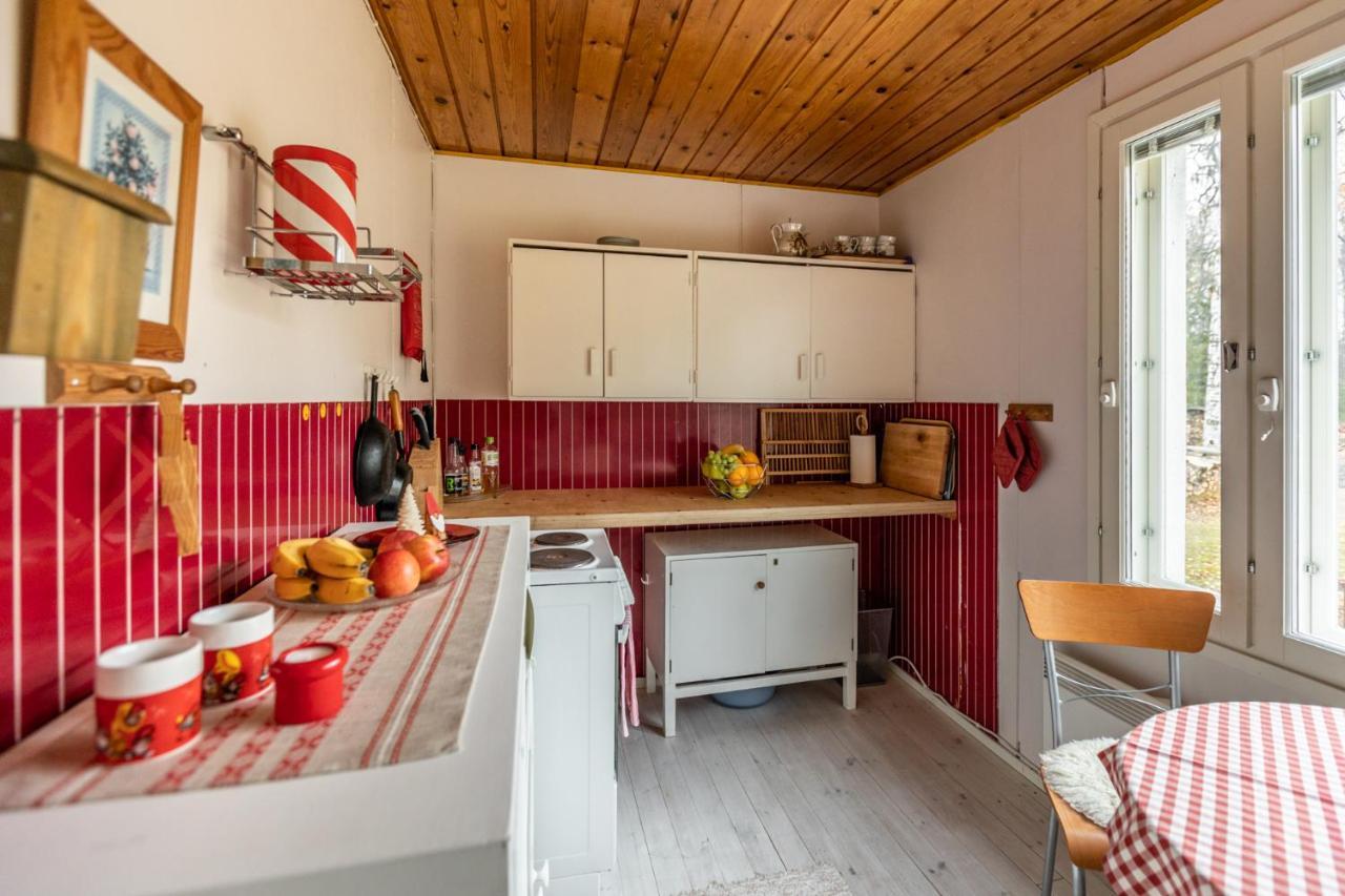 Lapland Sunrise Cottage With Lakefront Sauna ロヴァニエミ エクステリア 写真